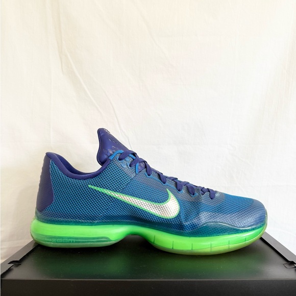 Nike Kobe 10 Emerald City size 13.5 705317-402 2015 *RARE SIZE* PRE-OWNED - Picture 3 of 9